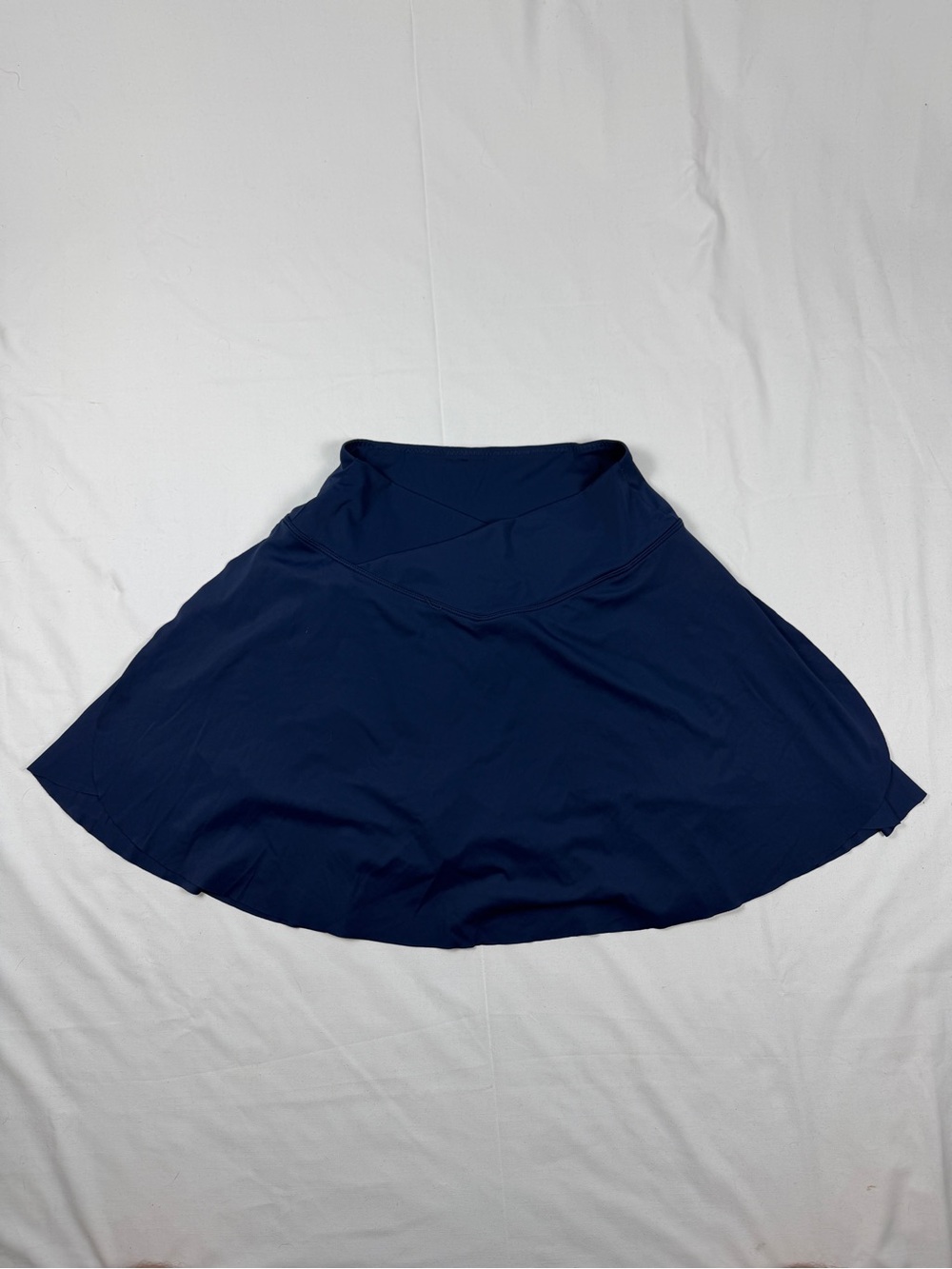 Navy Athletic Skort Medium Built In Shorts Side Slit
